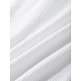 Mens Ribbed Knit Patchwork High Low Preppy Raglan Sleeve Hooded T-Shirts