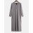 Mens Long Sleeve Ethnic Robe Solid Color Long T shirts