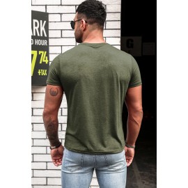 Green It's in My DNA Finger Print Mens T Shirt